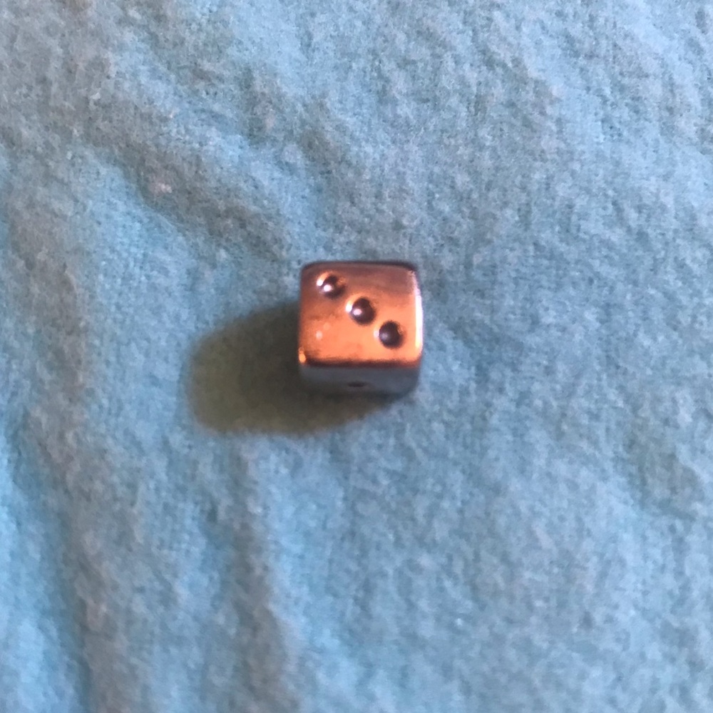 Pandora .925 ale silver dice charm